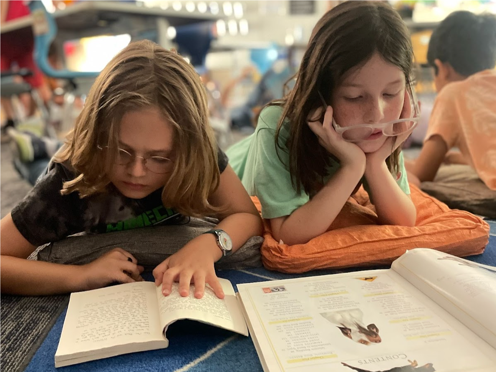 Third Graders Practice “Real Reading” with a Charming Story about Friendship